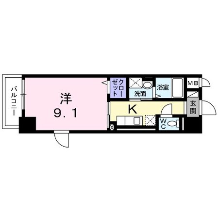 スカイヒルズの物件間取画像